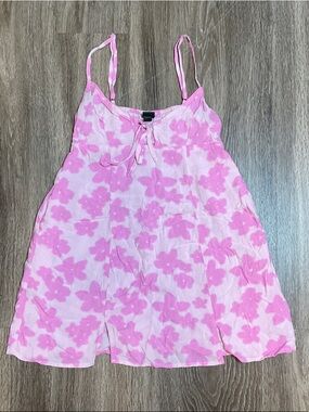 wild fable Pink Floral Midi Dress